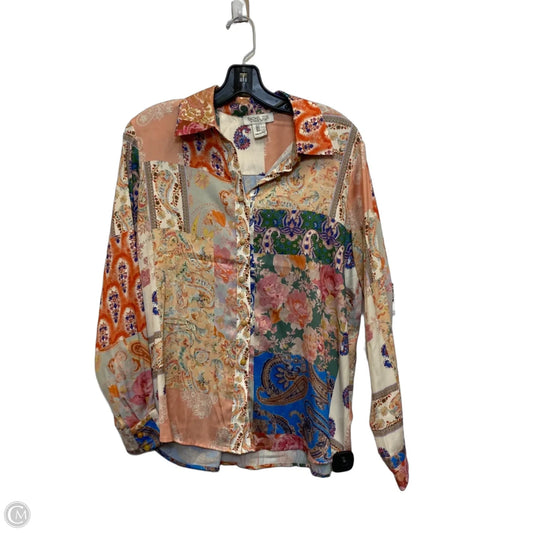 Top Long Sleeve By Rachel Zoe In Multi-colored, Size: S