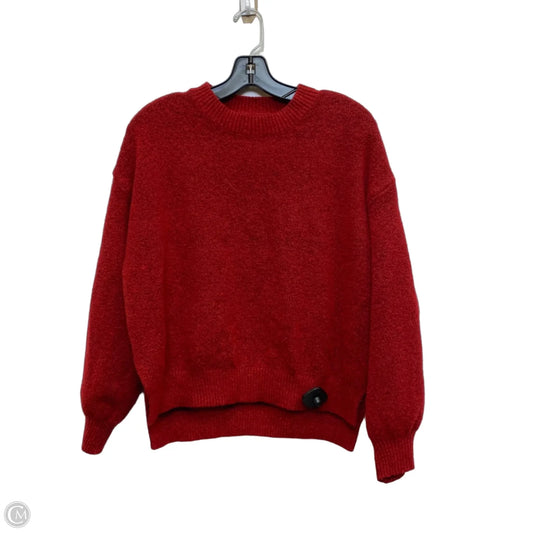 Sweater By Clothes Mentor In Red, Size: M