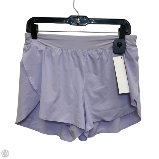 Athletic Shorts By Lululemon In Purple, Size: M