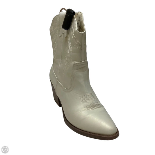 Boots Western By Sugar In White, Size: 9