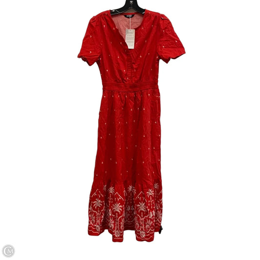 Dress Casual Maxi By Btfbm In Red & White, Size: S