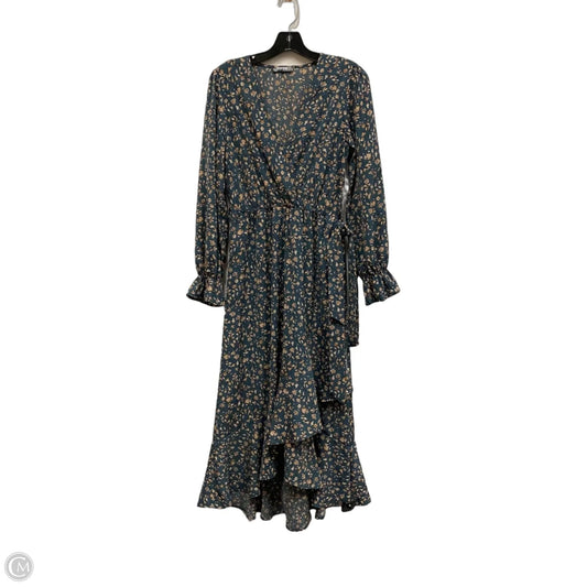 Dress Casual Maxi By Btfbm In Brown & Grey, Size: S