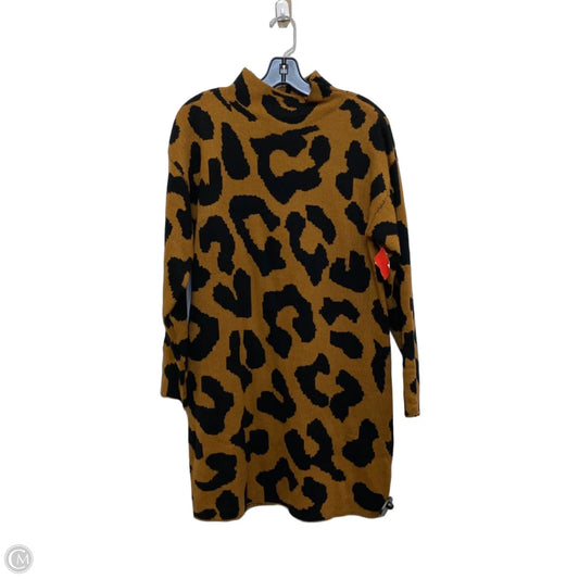 Dress Casual Short By Love Trend In Black & Brown, Size: M