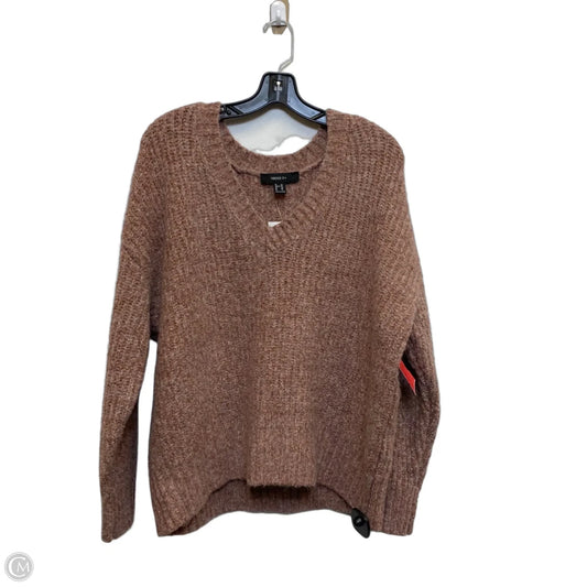 Sweater By Forever 21 In Brown, Size: Xl