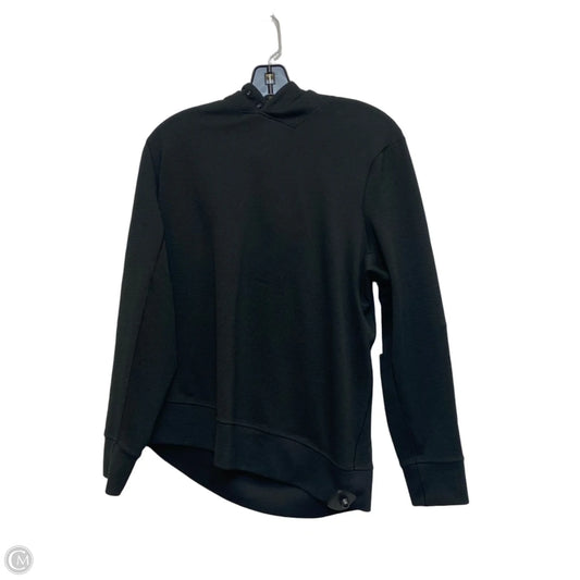 Athletic Top Long Sleeve Hoodie Designer By Lululemon In Black, Size: M