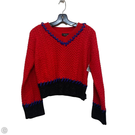 Sweater By Lea & Viola In Red, Size: Xs