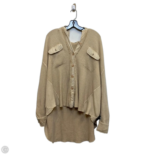 Top Long Sleeve By Free People In Cream, Size: Xs