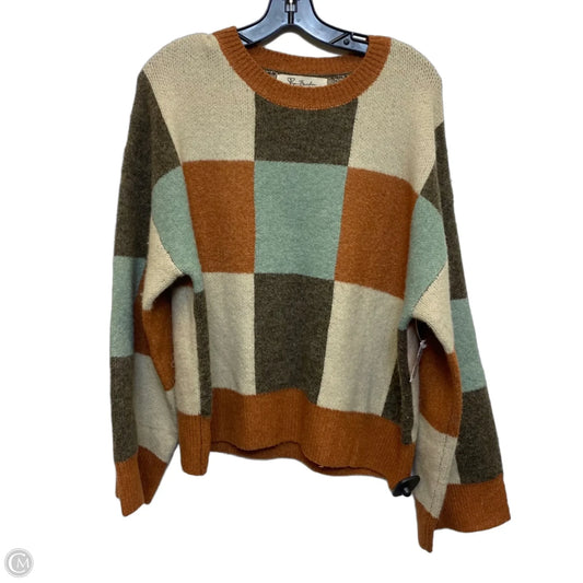 Sweater By LYN BURCHES In Brown & Green, Size: M