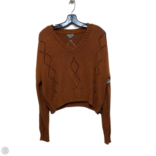 Sweater By Cupcake In Brown, Size: L