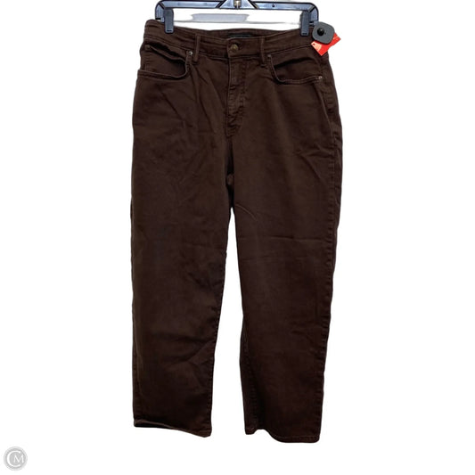 Jeans Boyfriend By Free Assembly In Brown Denim, Size: 8
