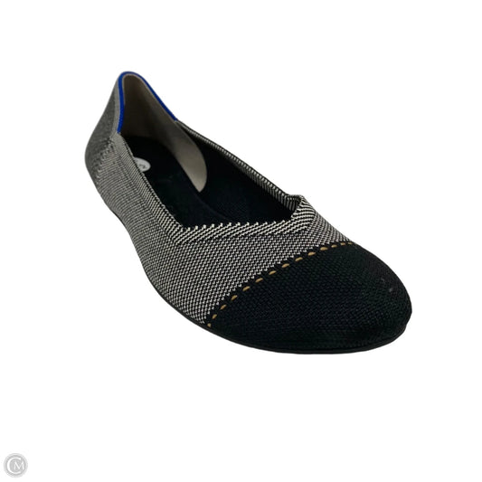 Shoes Designer By Rothys In Black & White, Size: 8.5