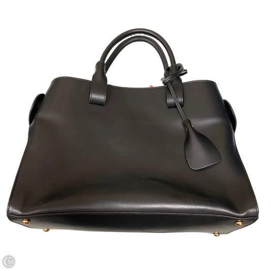 Handbag Leather By Vittoria Napoli, Size: Large
