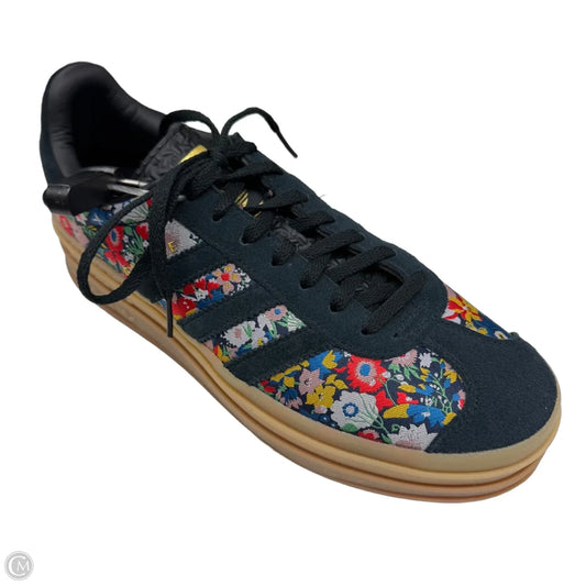 Shoes Sneakers By Adidas In Black & Blue, Size: 9.5