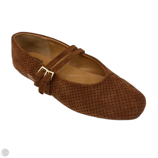 Shoes Flats By Dv In Brown, Size: 9