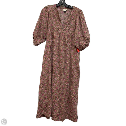 Dress Casual Maxi By Universal Thread In Green & Pink, Size: Xs