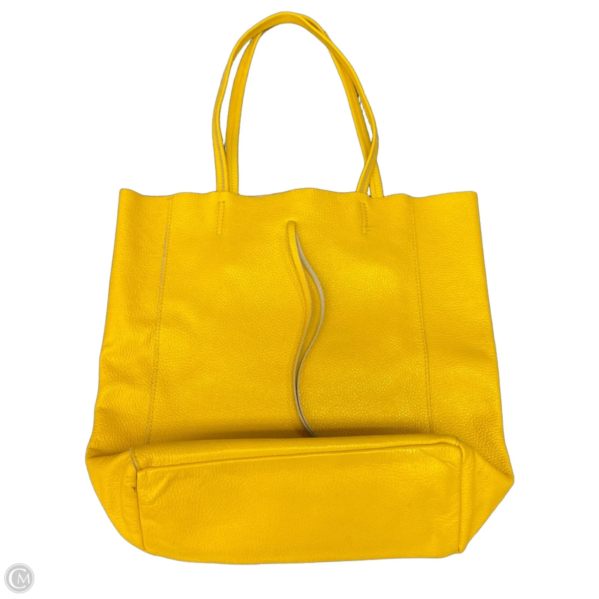 Handbag Leather By Cmf, Size: Large