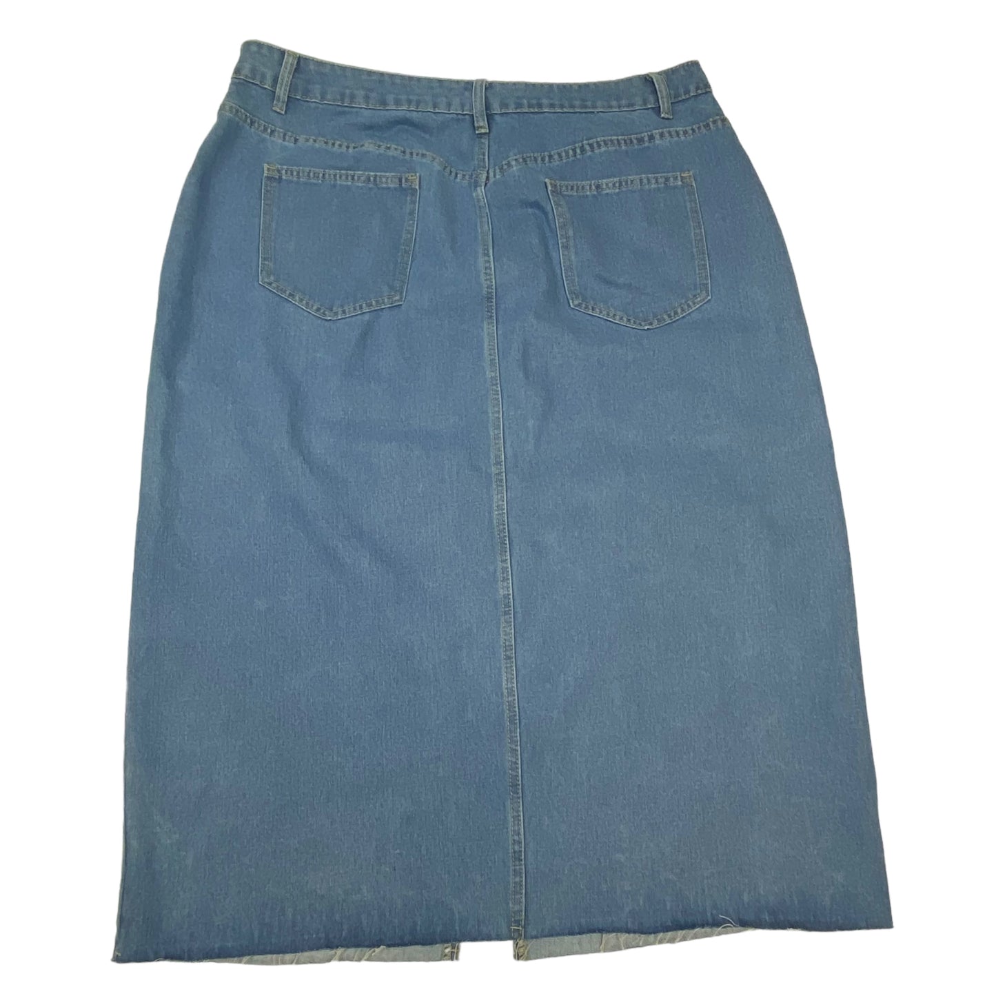 Blue Denim Skirt Midi Shein, Size 3x