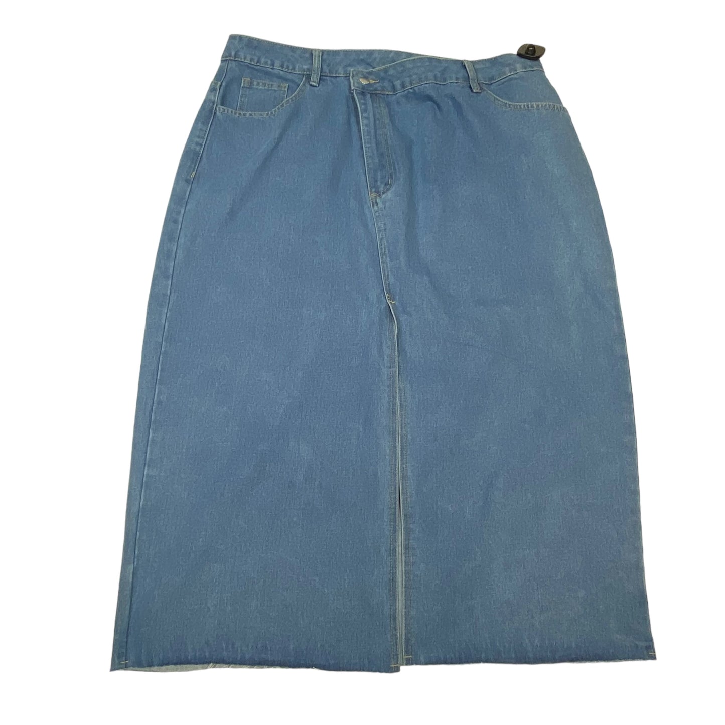 Blue Denim Skirt Midi Shein, Size 3x