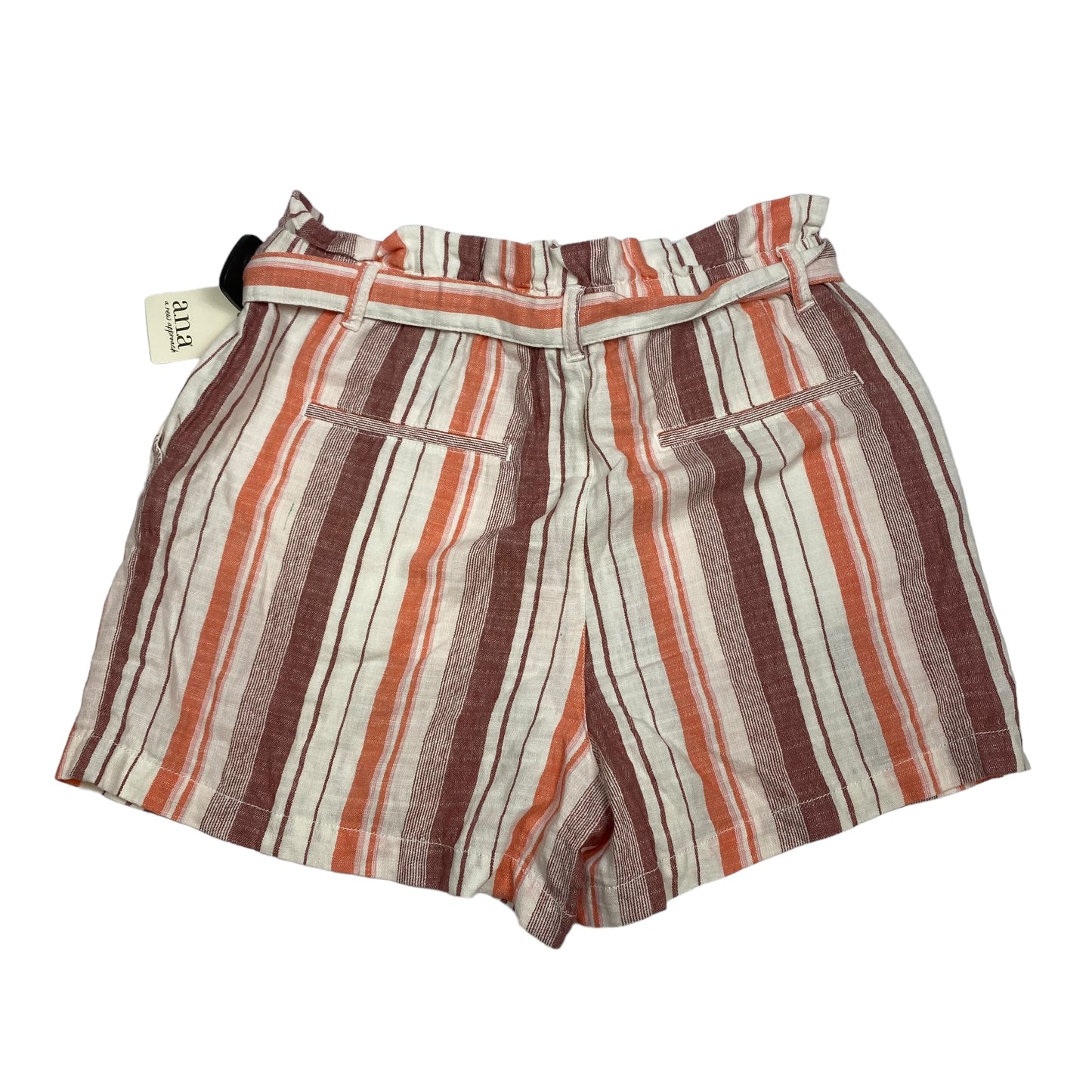 Orange & White Shorts Ana, Size L