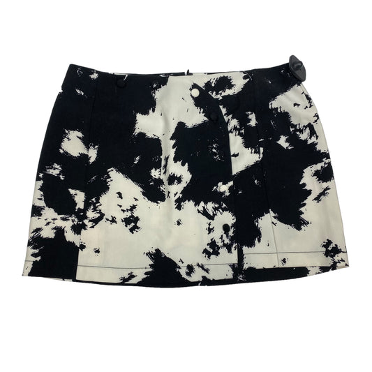 Black & Cream Skirt Mini & Short Urban Outfitters, Size L