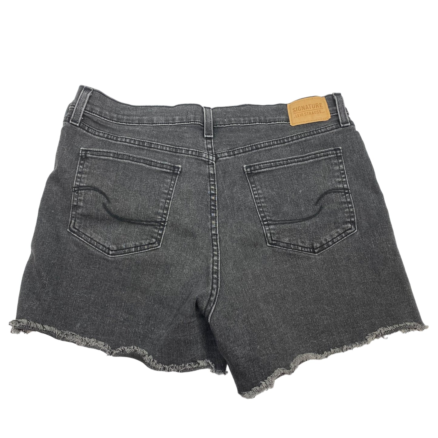 Black Denim Shorts Levis, Size 14