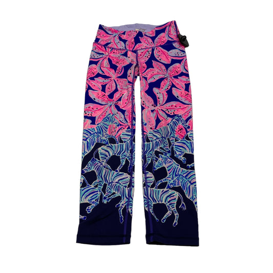 Blue & Pink Athletic Leggings Lilly Pulitzer, Size Xxs