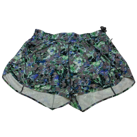 Green & Grey Athletic Shorts Lululemon, Size 16