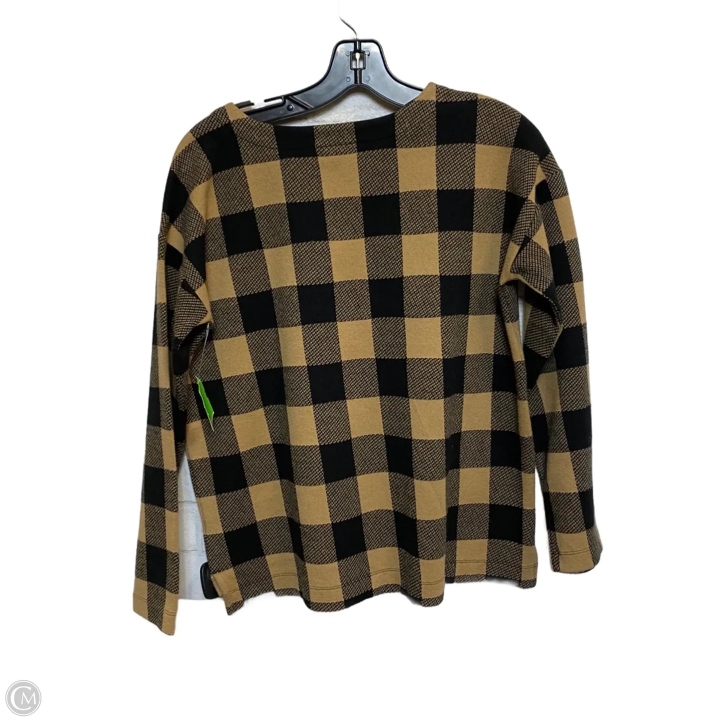 Sweater By J. Jill In Black & Tan, Size: S