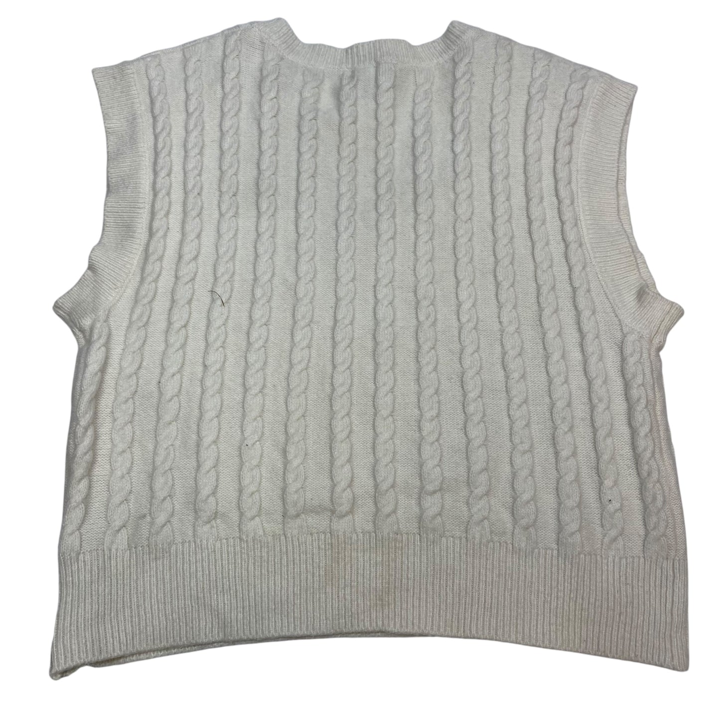 Vest Sweater By Cupcakes And Cashmere In Cream, Size: L