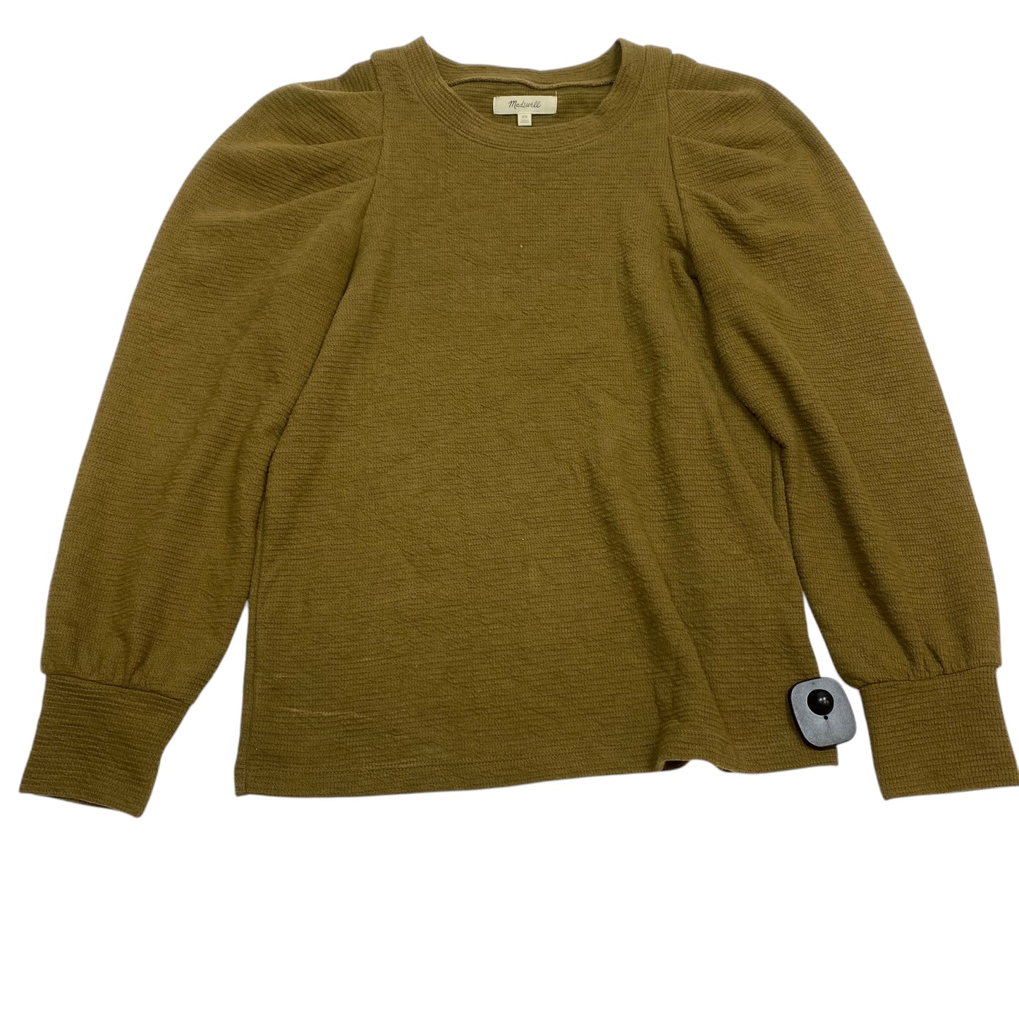 Top Long Sleeve By Madewell In Green, Size: Xs