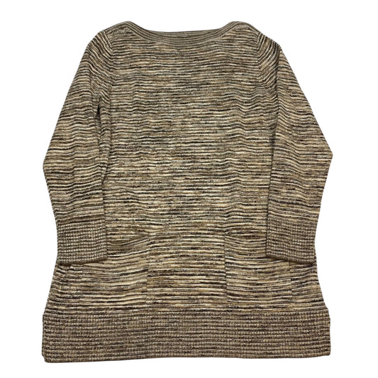 Dress Sweater By Eight Eight Eight In Brown, Size: L