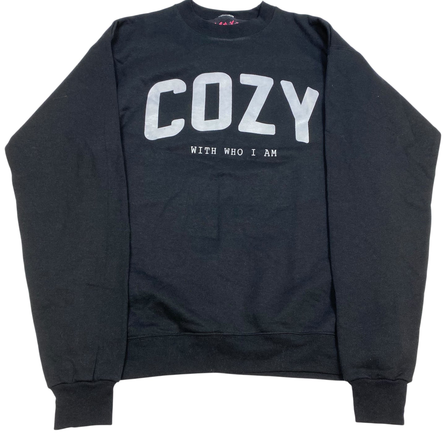 Sweatshirt Crewneck By Girl Tribe Co In Black, Size: S