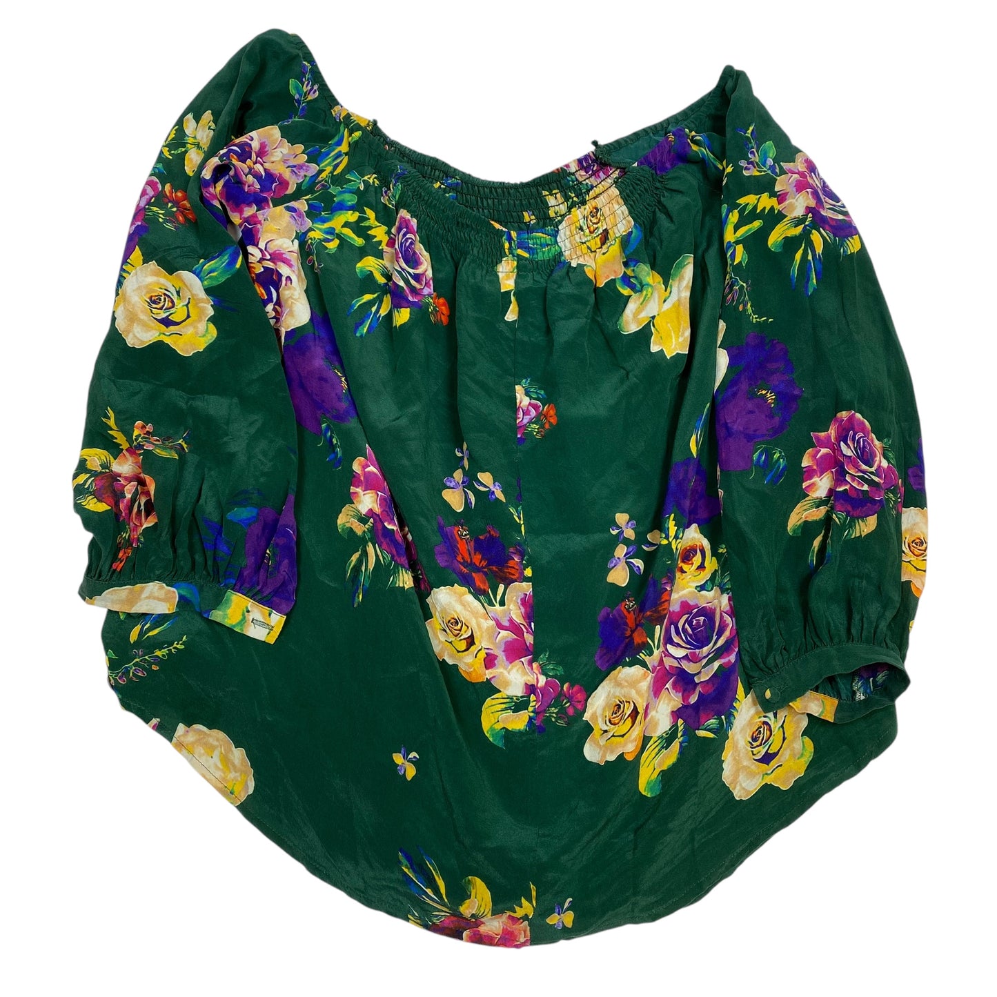 Top 3/4 Sleeve By Maeve In Green, Size: Xs