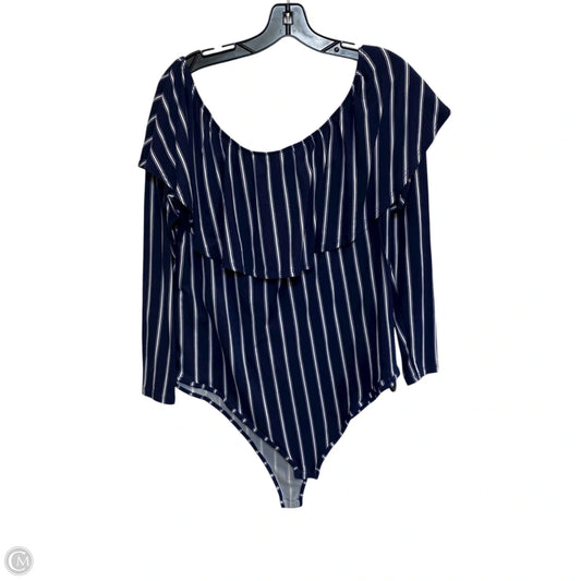 Bodysuit By Marci In Blue, Size: 3x