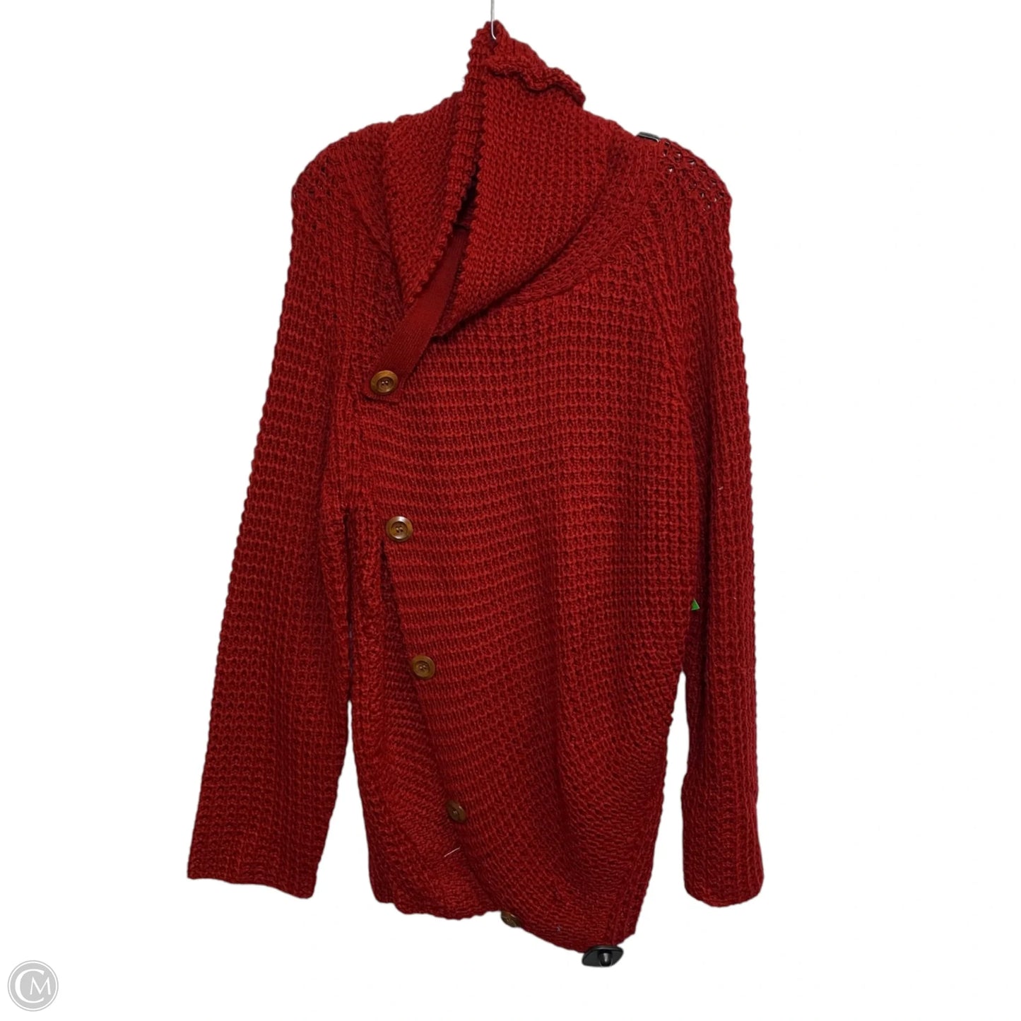 Cardigan By Clothes Mentor In Red, Size: L
