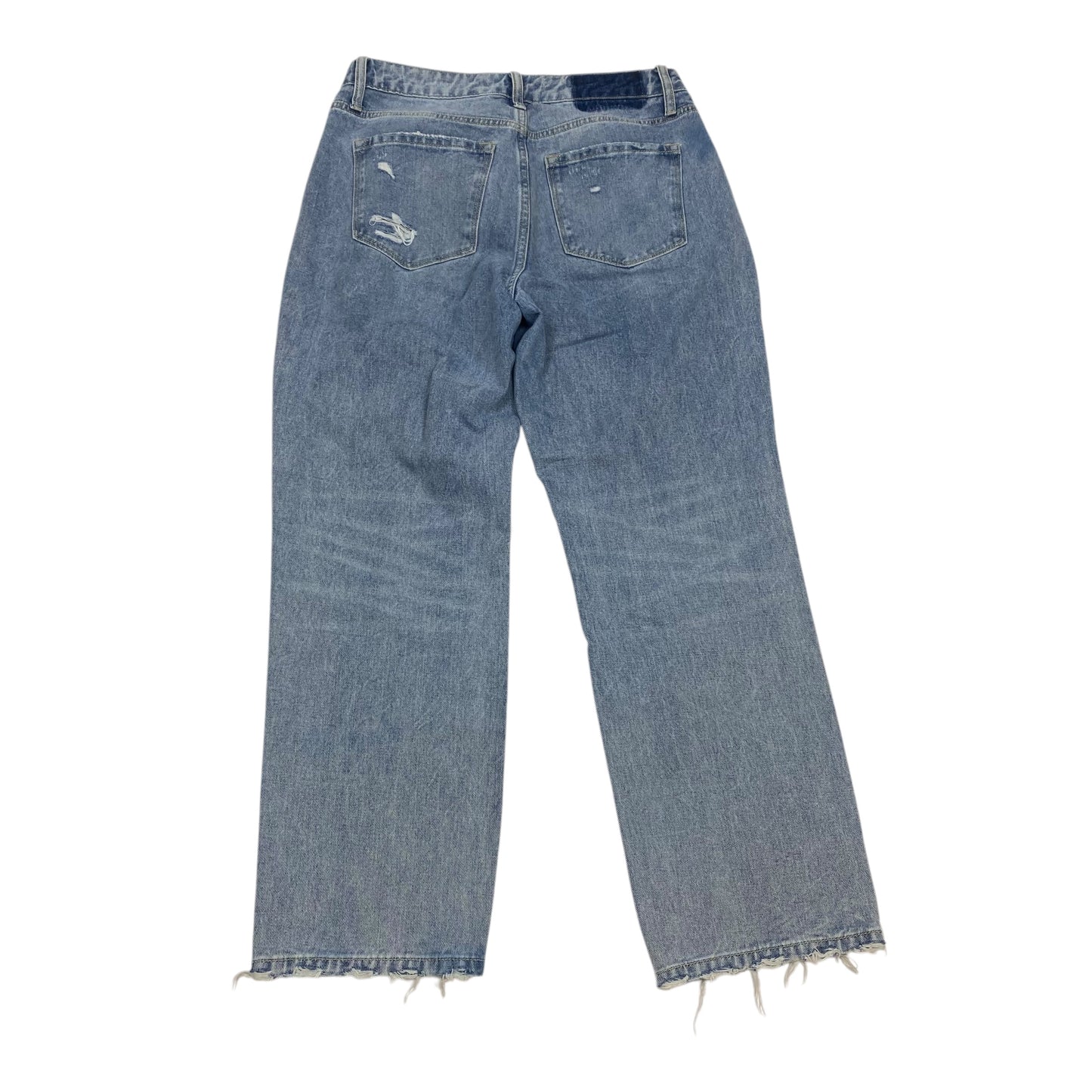 Jeans Straight By Vervet In Blue Denim, Size: 4