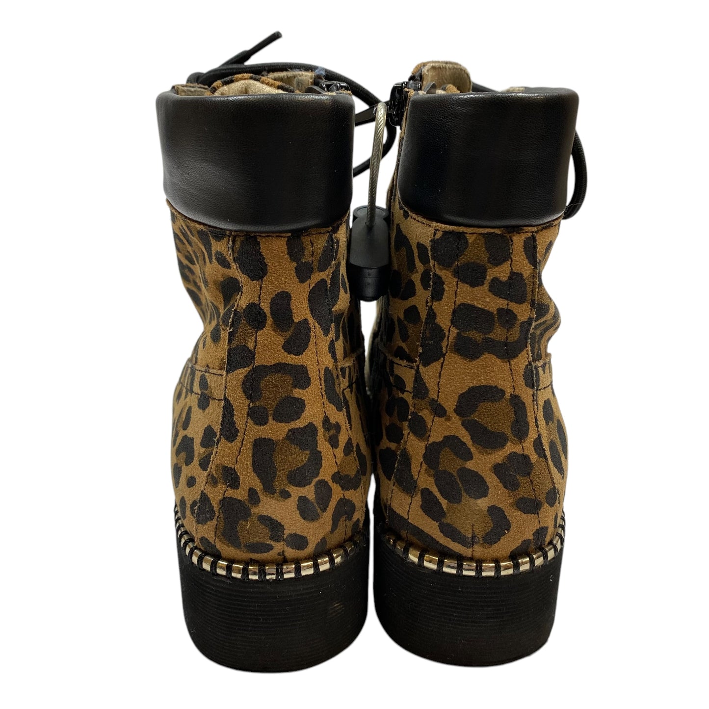 Boots Ankle Flats By Vaneli In Leopard Print, Size: 7