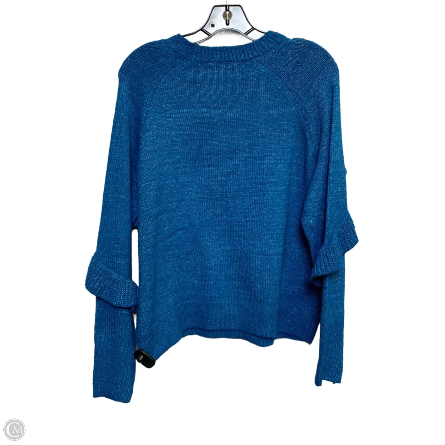 Sweater By Clothes Mentor In Blue, Size: L