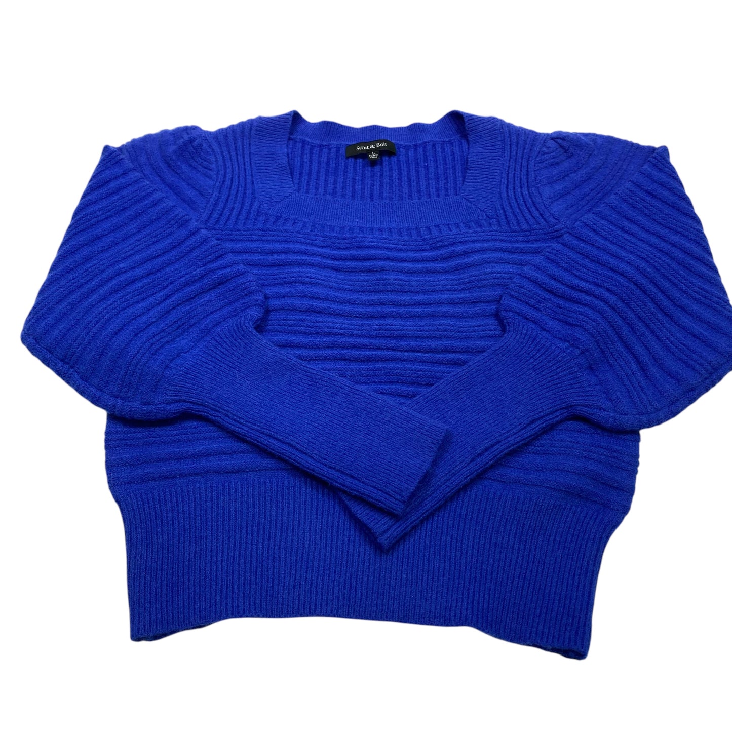 Sweater By Clothes Mentor In Blue, Size: L