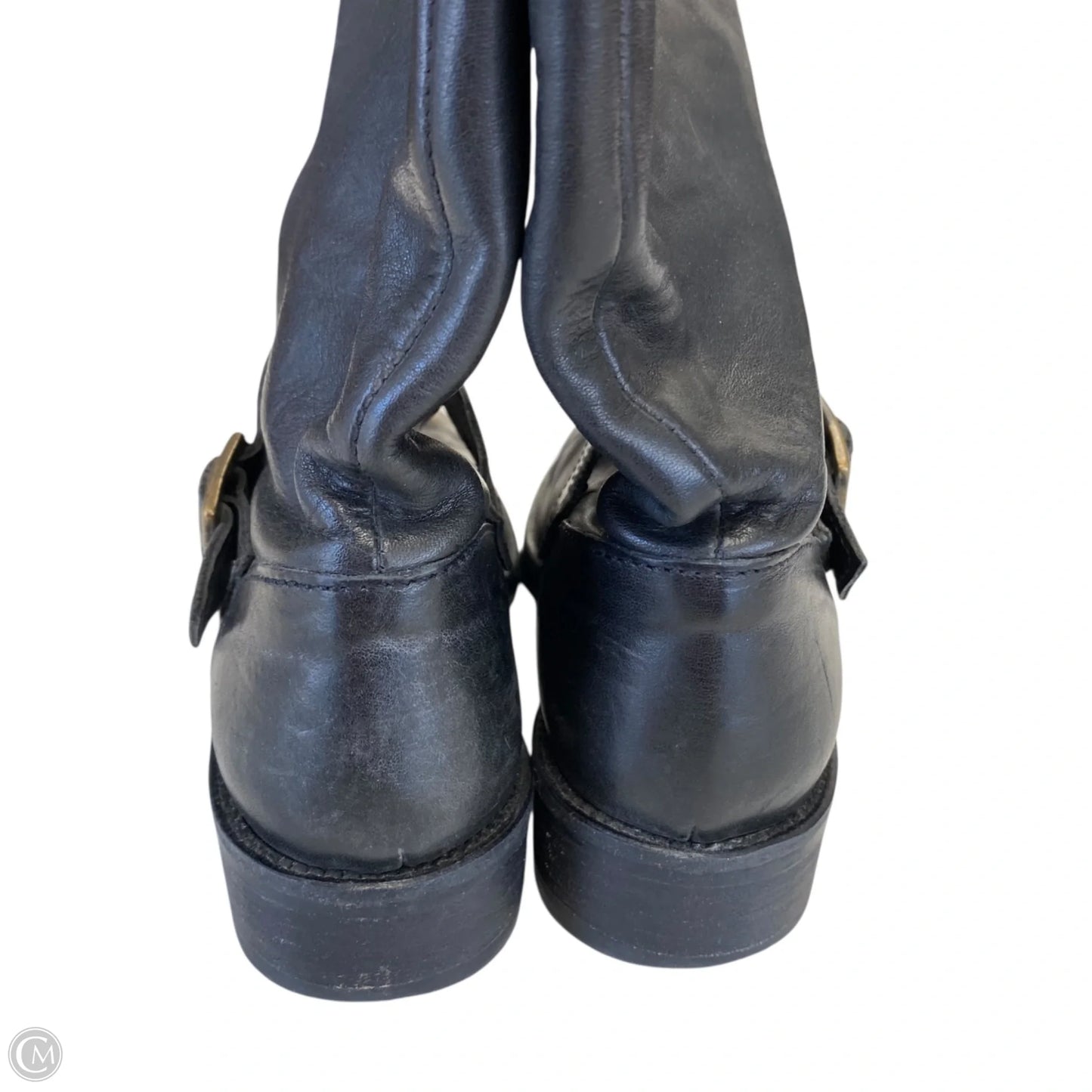 Boots Knee Flats By J. Crew In Black, Size: 5.5