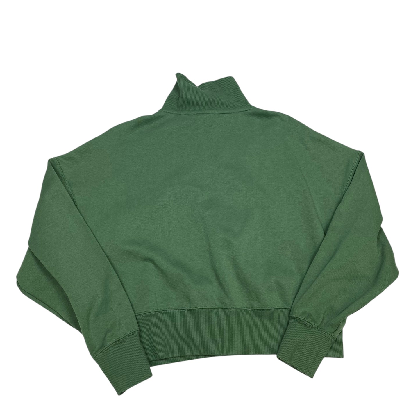 Athletic Top Long Sleeve Collar By Puma In Green, Size: S