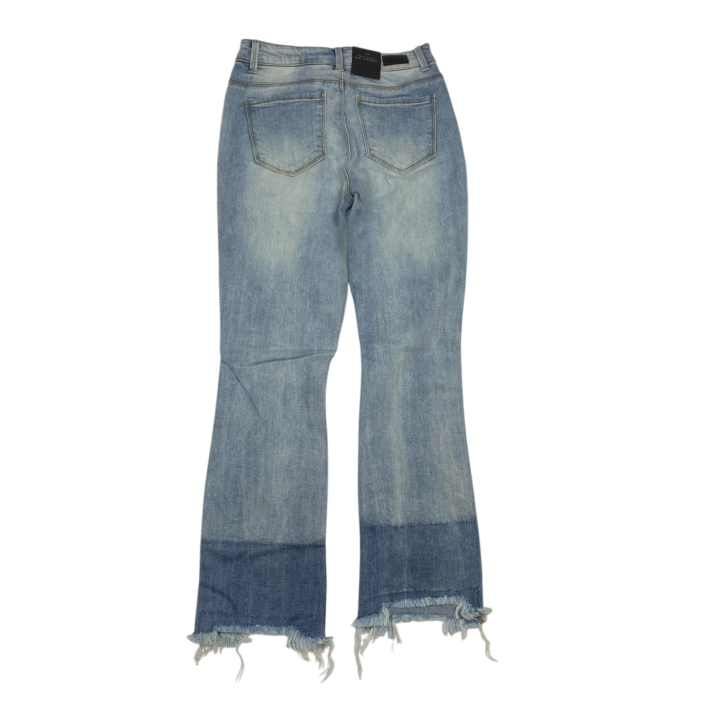 Jeans Straight By Black Label In Blue Denim, Size: 4