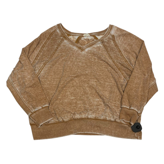 Top Long Sleeve By Jane And Delancey In Brown, Size: Xl