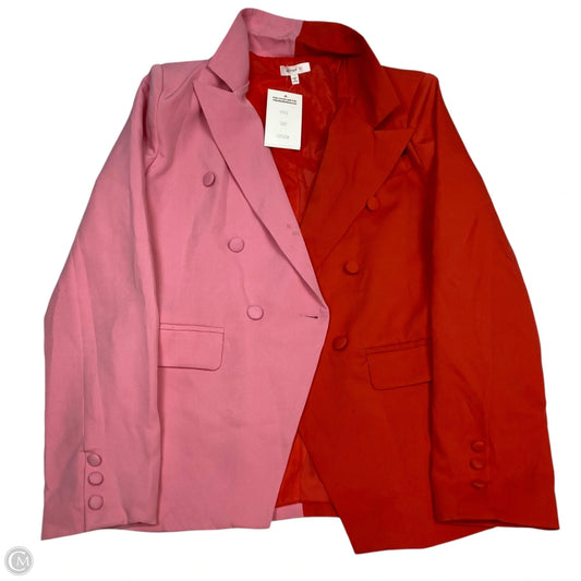 Blazer By Better Be In Pink & Red, Size: M