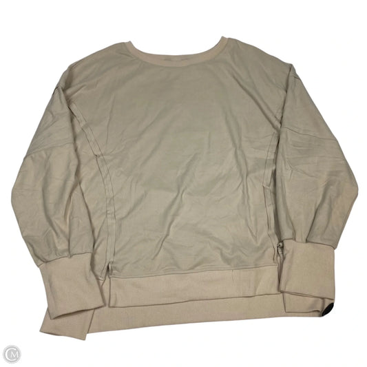 Top Long Sleeve By Xieerduo In Tan, Size: Xl