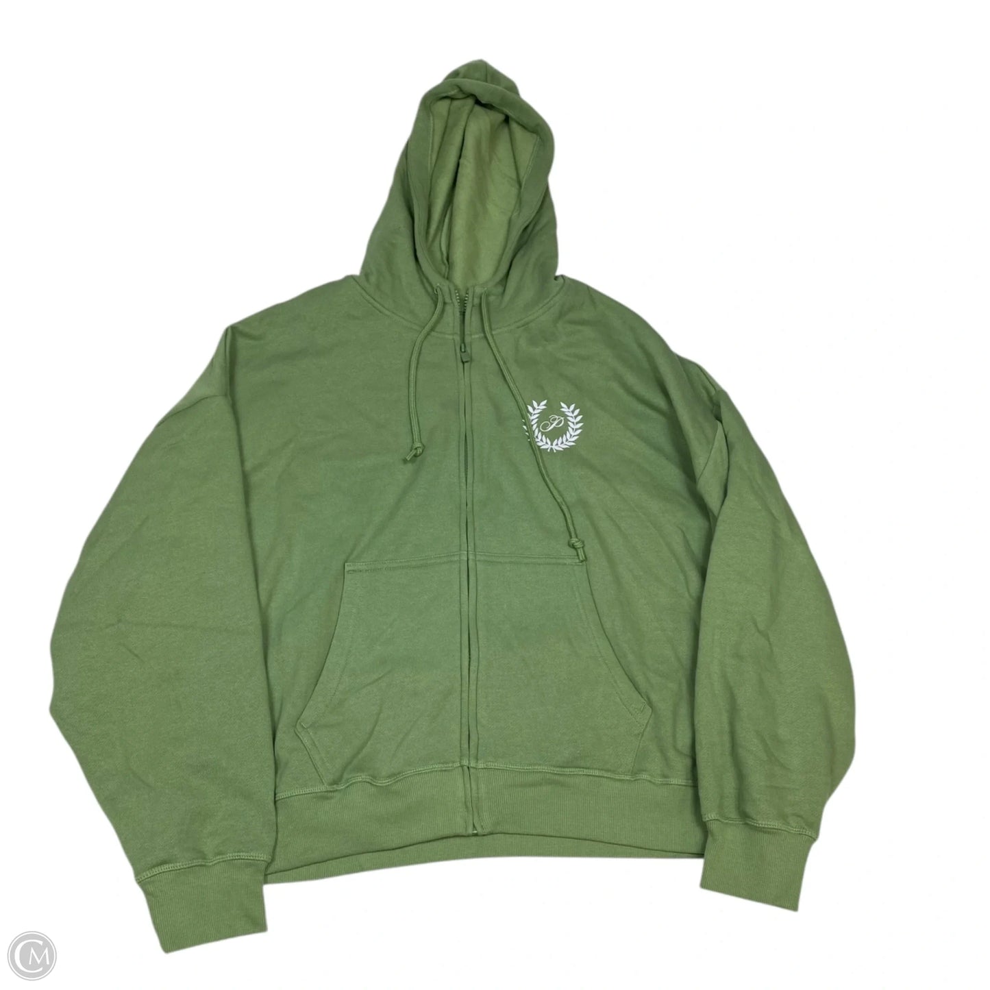 Athletic Sweatshirt Hoodie By Pink In Green, Size: Xl