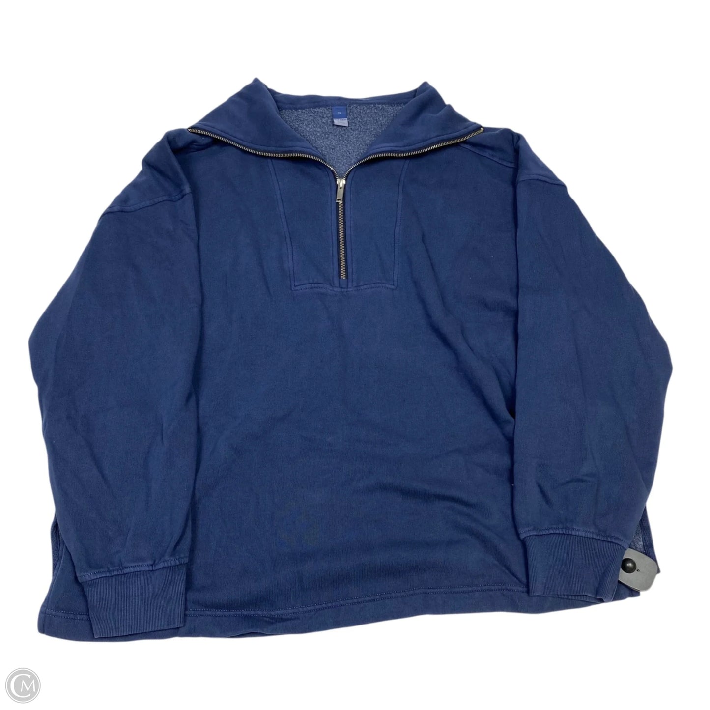 Sweatshirt Collar By Old Navy In Blue, Size: 2x