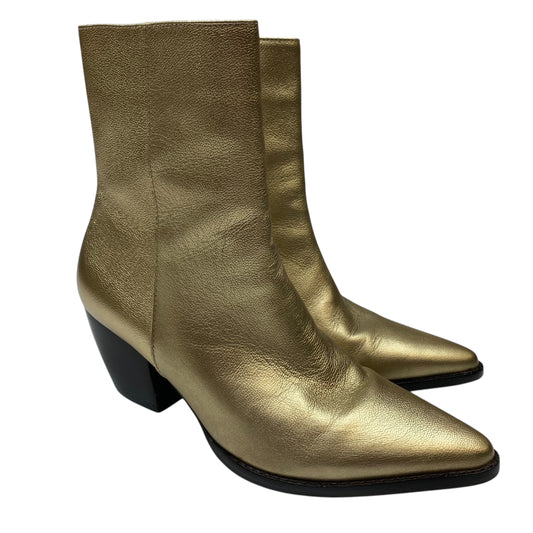 Boots Ankle Heels By Matisse In Gold, Size: 6