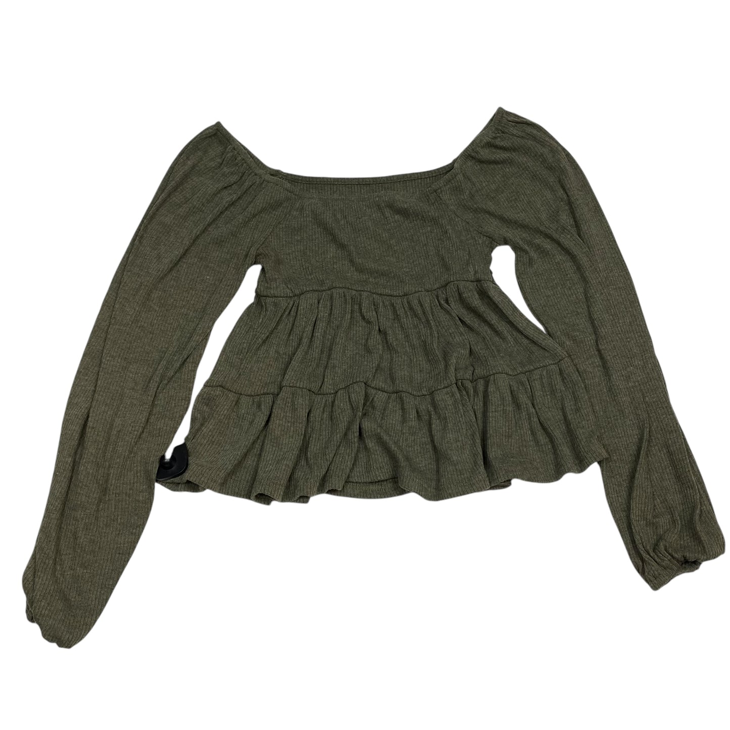 Top Long Sleeve By Altard State In Green, Size: M