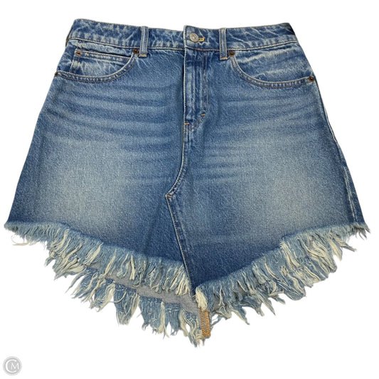 Skirt Mini & Short By We The Free In Blue Denim, Size: 2